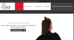 Desktop Screenshot of guel-beauty-studio.de